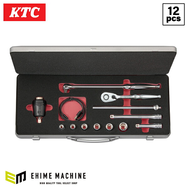 KTC ソケットレンチセット トルクルモデル[12点] (TB312TQA)(4989433985268) 京都機械工具｜エヒメマシン 店