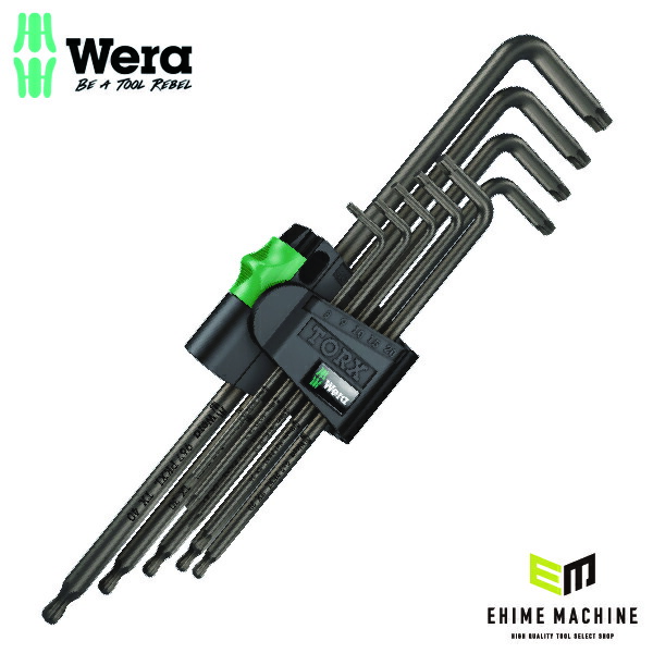 日本正規品 Wera 024460 967/9 TX XL 1 ボールポイントL型トルクスレンチセット 9本組 ホルダー付 05024460001 ヴェラ ベラ