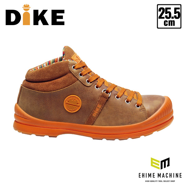日本正規品 DIKE ディーケ安全靴 サミット 25.5 cm カプチーノブラウン 27021-191-38 イタリア製 安全作業靴 ワークブーツ