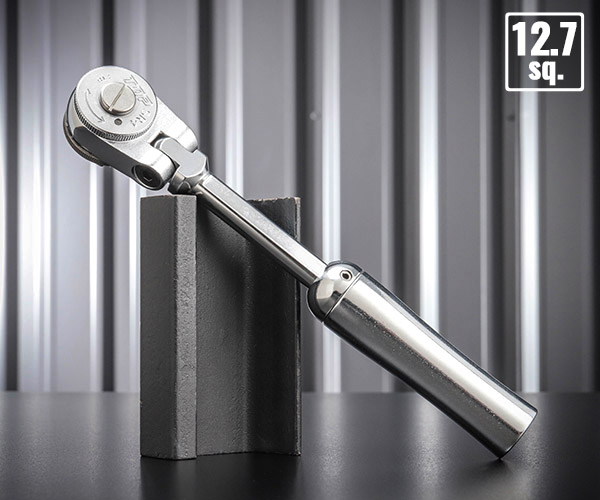 TOP 首振り伸縮ラチェットハンドル 差込角12.7mm SR-4 トップ工業 ショートにも変身 1本3役