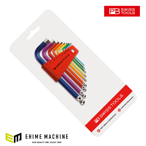 日本正規品 PBスイスツールズ ボール付レインボーレンチセット (212.H-10RBCN)(7610733236299) 7,514円