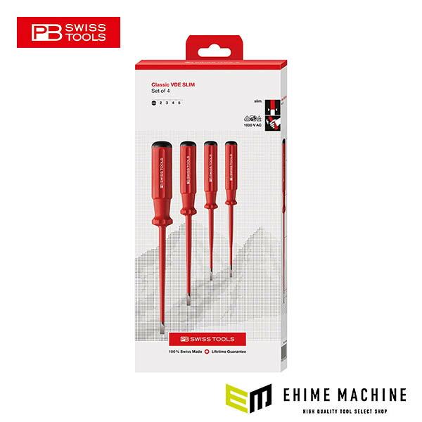 日本正規品 PBスイスツールズ エレクトロ絶縁スリムドライバーセット(BOX) (5538.SLCBB)(7610733280148)｜エヒメマシン 店