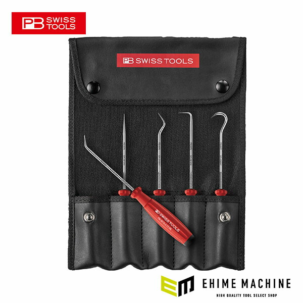 【4月の特価品】日本正規品 PBスイスツールズ ピックツール5本セット (ロールケース付) (8685.SET)(7610733294121)