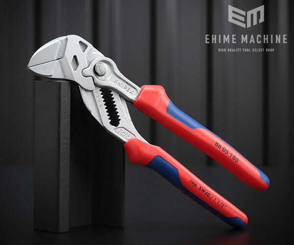 日本正規品 クニペックス プライヤーレンチ (8605-180)(4003773047162) 業務向け KNIPEX｜エヒメマシン 店 9,536円