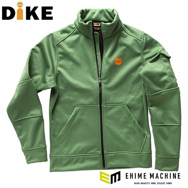 日本正規品 ディーケ ポリジャケ フィート モスグリーン XS 94211/500-XS (8058258786117) DIKE イタリア製の絶妙な色合い