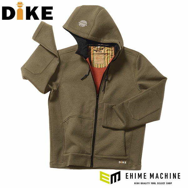 日本正規品 ディーケ フリース フォーム マスティックカーキ XS 94214/200-XS (8050539560843) DIKE イタリア製の絶妙な色合い 8,140円