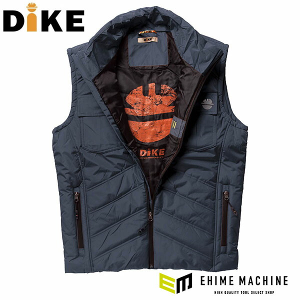日本正規品 ディーケ ベスト ジャイアント ダストネイビー L 95113/800-L (8058258780153) DIKE イタリア製の絶妙な色合い 10,466円