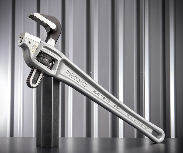 RIDGID リジッド 31125 18-OF アルミオフセットレンチ 全長450mm オフセットパイプレンチ｜エヒメマシン 店