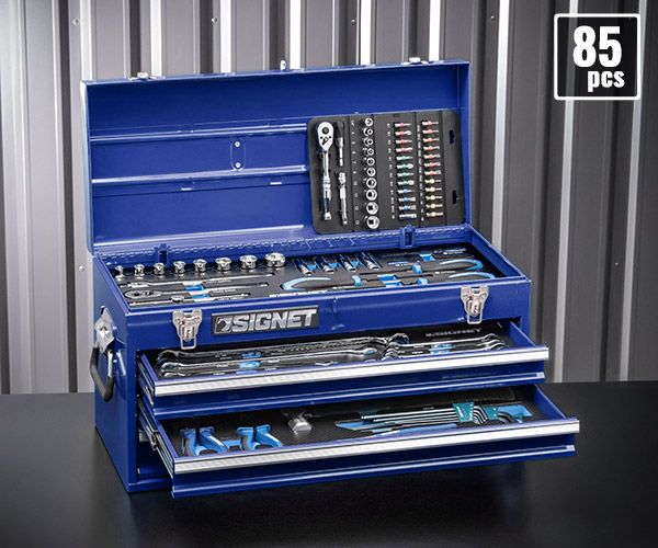 楽天市場】シグネット 800S-8525MBK 9.5SQ 85PCツールセット マット