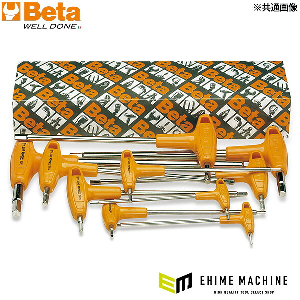 日本正規品 ベータ T型ハンドル六角レンチセット10本組インチ仕様 (96T/AS10)(8014230477213) Beta｜エヒメマシン 店