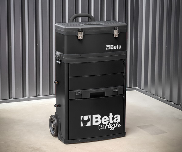 [メーカー直送品] 日本正規品 ベータ ツールトロリー BLACK (C41H-N)(8014230692807) Beta｜エヒメマシン 店