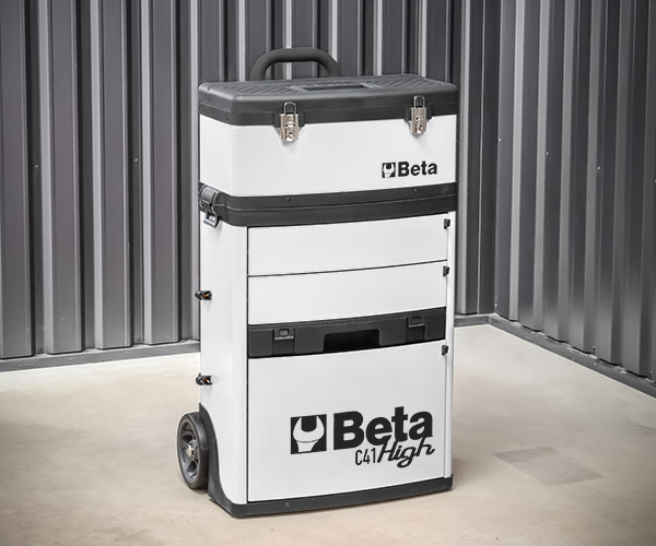 [メーカー直送品] 日本正規品 ベータ ツールトロリー WHITE (C41H-W)(8014230614502) Beta｜エヒメマシン 店