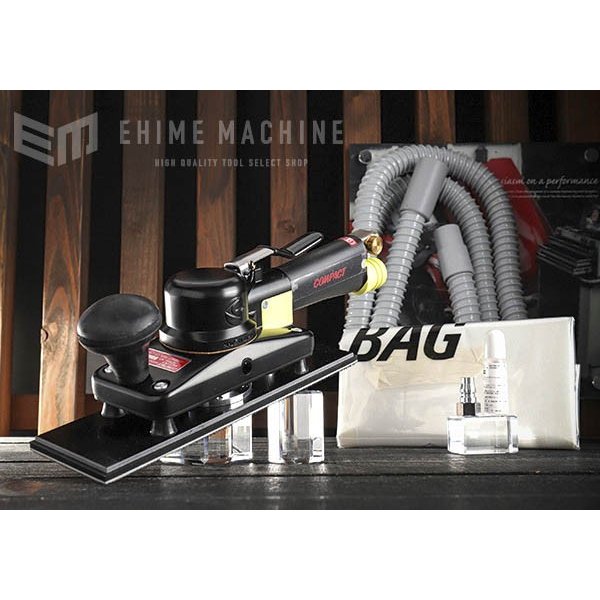 [メーカー直送品] COMPACT TOOL 吸塵式オービタルサンダー（ロングタイプ） 815C2D MPSマジック式｜エヒメマシン 店