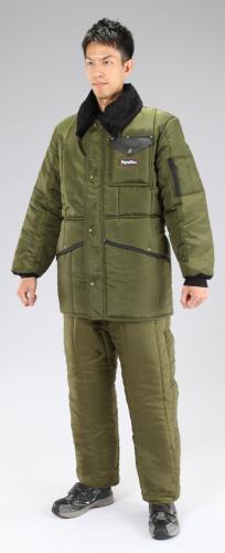 エスコ [2XL] 防寒服上下セット(Sage) EA915GM-34 ESCO