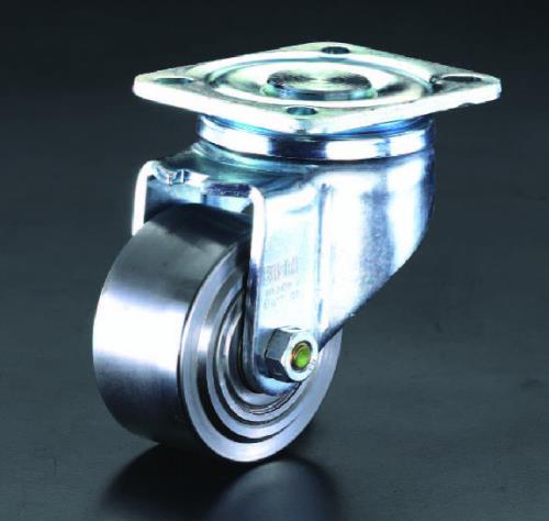 エスコ 125mm キャスター(自在金具･スティール車輪) EA986NN-125 ESCO