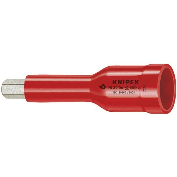 日本正規品 クニペックス (3/8SQ)絶縁ヘキサゴンソケット 1000V (9839-08)(4003773020790) 業務向け KNIPEX