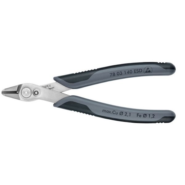 日本正規品 クニペックス エレクトロニクス スーパーニッパーXL(SB) (7803-140ESDSB)(4003773081678) KNIPEX