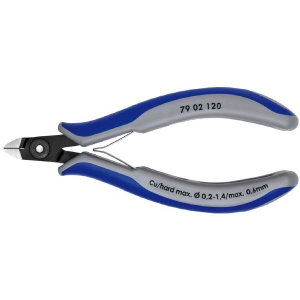 日本正規品 クニペックス エレクトロニクスニッパー (7902-120)(4003773061403) 業務向け KNIPEX