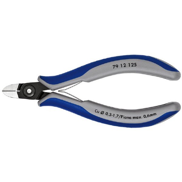 日本正規品 クニペックス エレクトロニクスニッパー (7912-125)(4003773071365) 業務向け KNIPEX