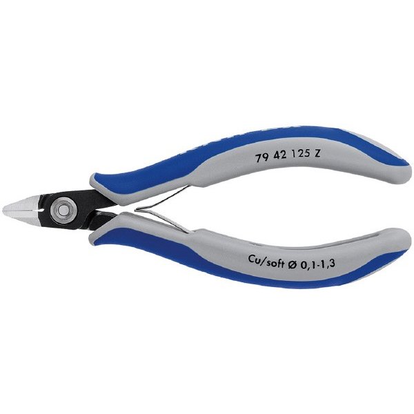 日本正規品 クニペックス エレクトロニクスニッパー (7942-125Z)(4003773078449) 業務向け KNIPEX