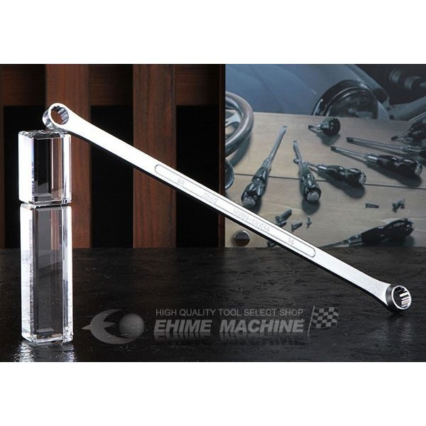 引き取り限定】【中古品】KTC 超ロングストレートメガネレンチ 8本