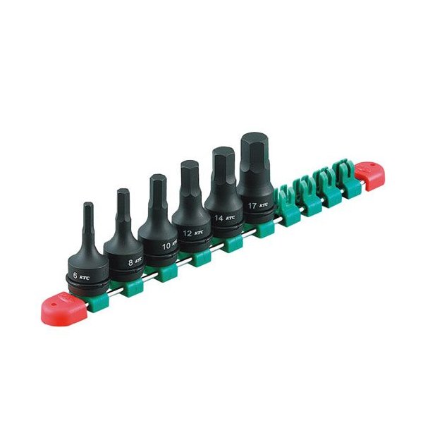 KTC 12.7sq.インパクトレンチ用ヘキサゴンレンチセット[6コ組] TBTP406P 工具 京都機械工具