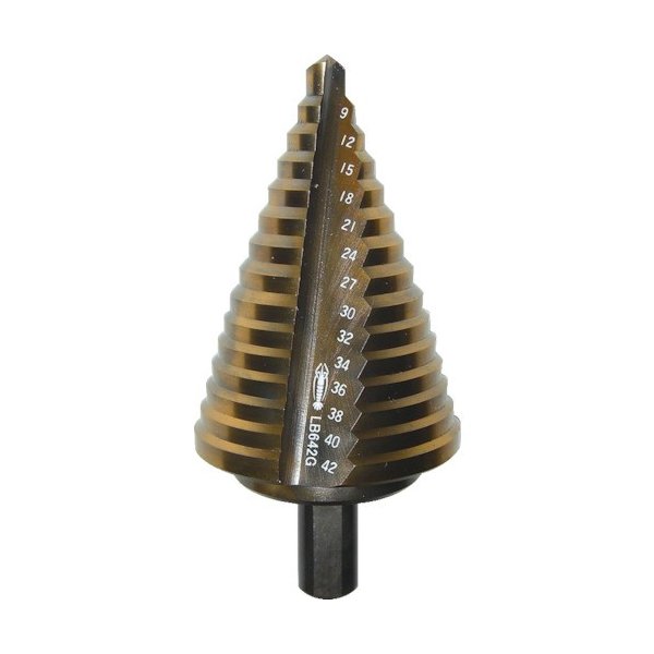 ロブテックス LB642G ステージドリル コーティング 15段 軸径10mm エビ LOBSTER ロブスター エビ印工具 LOBTEX