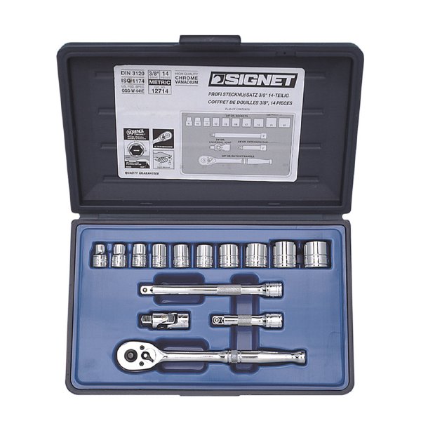 楽天市場】シグネット 1/4DR 38PC mm ソケットレンチセット