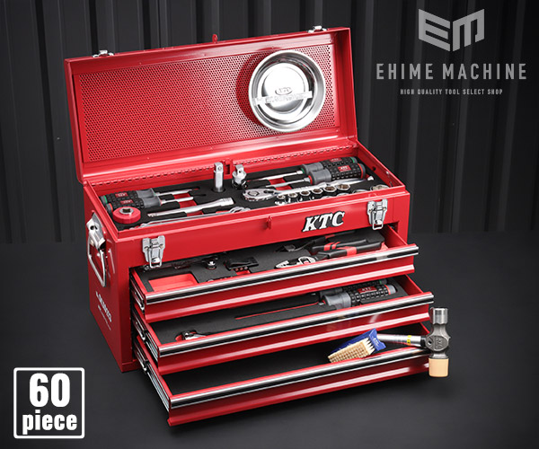 楽天市場 Ktc 12 7sq 60点工具セット Skx 特典付 レッド 大型車 重機 農機用ツールセット Skx0213 採用モデル Sk Sale 21 Skセール Ehimemachine 楽天市場店