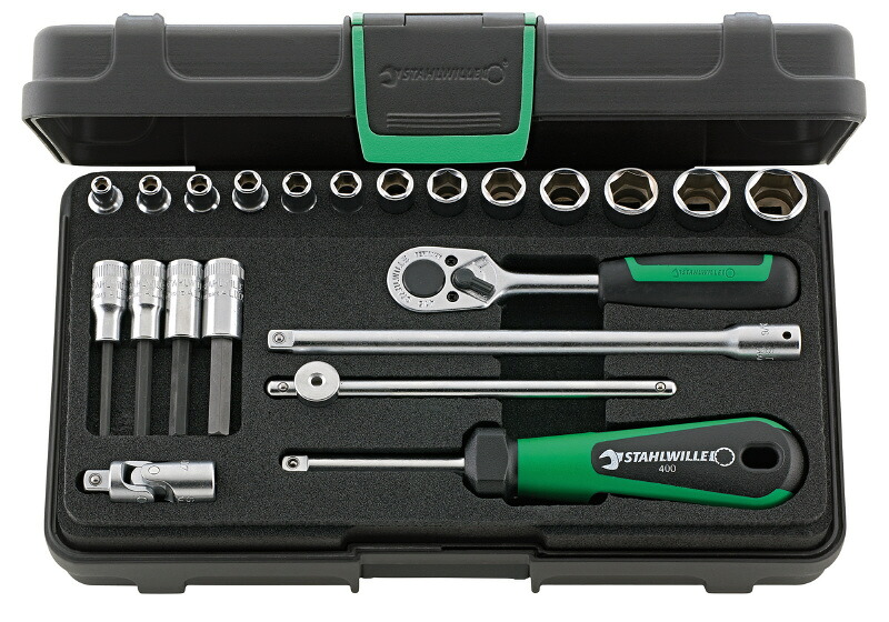 日本正規品 スタビレー (1/4SQ)ソケットレンチセット (40/44/17/5KN)(4018754261499) STAHLWILLE