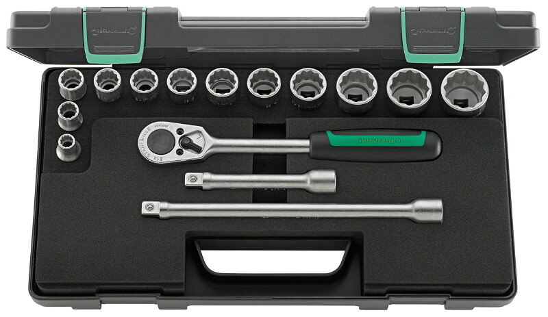 日本正規品 スタビレー (1/2SQ)ソケットレンチセット (50/12/3KN)(4018754260867) STAHLWILLE｜エヒメマシン 店