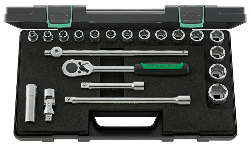STAHLWILLE 52/16/5KN (1/2SQ)ソケットレンチセット (96031406) スタビレー｜エヒメマシン 店