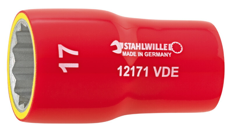 日本正規品 スタビレー (3/8SQ)絶縁ソケット (12171VDE-9)(4018754253470) STAHLWILLE