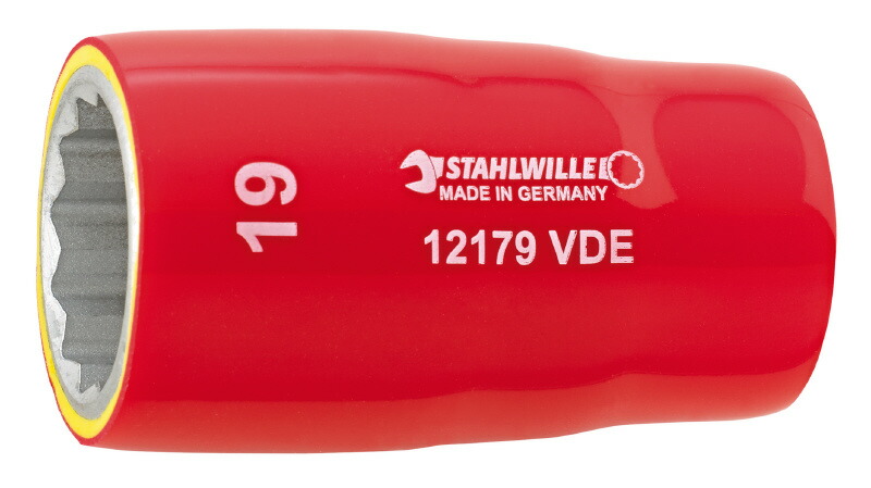 日本正規品 スタビレー (1/2SQ)絶縁ソケット (12179VDE-17)(4018754253791) STAHLWILLE