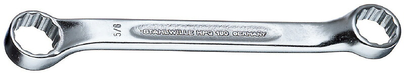【8/1限定！ポイント3倍＋最大400円OFF】日本正規品 スタビレー インチサイズ メガネレンチ 9/16X5/8 10度 (180A-9/16X5/8)(4018754023042) STAHLWILLE｜エヒメマシン 店