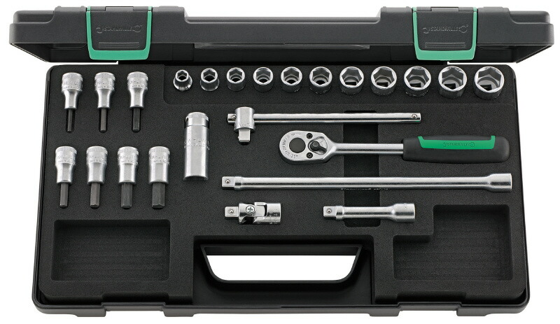 日本正規品 スタビレー (3/8SQ)ソケットレンチセッ (456/49/19/5KN)(4018754260454) STAHLWILLE