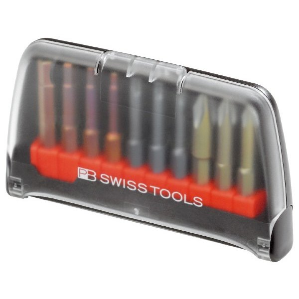 日本正規品 PBスイスツールズ 段付ビットセット 10本組 ホルダー付 (ケース入り) (E6.989) (7610733207312)