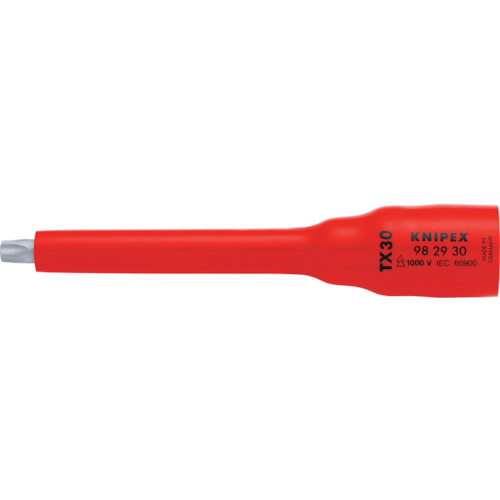 日本正規品 クニペックス (3/8SQ) 絶縁ソケットTx30 1000V (9829-30)(4003773084624) 業務向け KNIPEX 5,965円