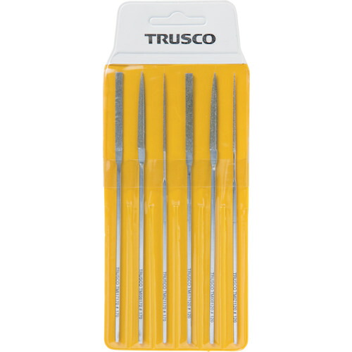 TRUSCO ダイヤモンドミニヤスリ 平・半丸・丸 6本組セット TMIS1 トラスコ中山|エヒメマシン 店