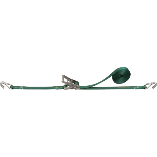 TRUSCO 強力型ベルト荷締機 SUS金具 25mm幅 300kg Jフック GX25S300J トラスコ中山