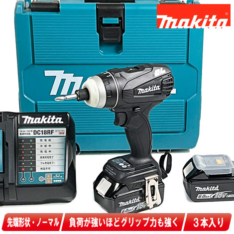 マキタ　18V　充電式４モードインパクトドライバ　TP141DRGXB　Li-ion電池(BL1860B)2個　充電器(DC18RF)　ケース(青)【※沖縄県への注文受付・配送不可】