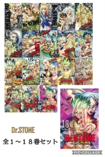 楽天市場 あす楽対応 Dr Stone 1 18巻 セット ジャンプコミックス 集英社 Boichi 漫画 マンガ 本 人気 Tvアニメ化 プレゼント 送料込み きりむら好文堂書店