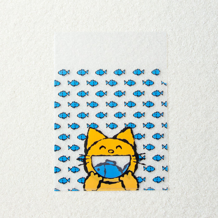 楽天市場】にゃんにゃんにゃんこ A4クリアホルダーセット 2枚入り