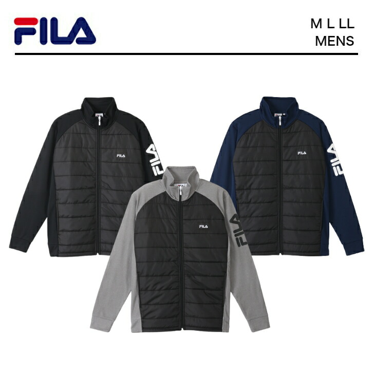 楽天市場】フィラ メンズフードなし ジャケット コート【FILA