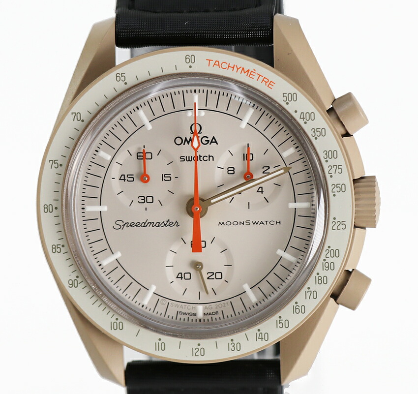 【中古】オメガ x スウォッチ MISSION TO JUPITER　SO33C100　メンズ　時計