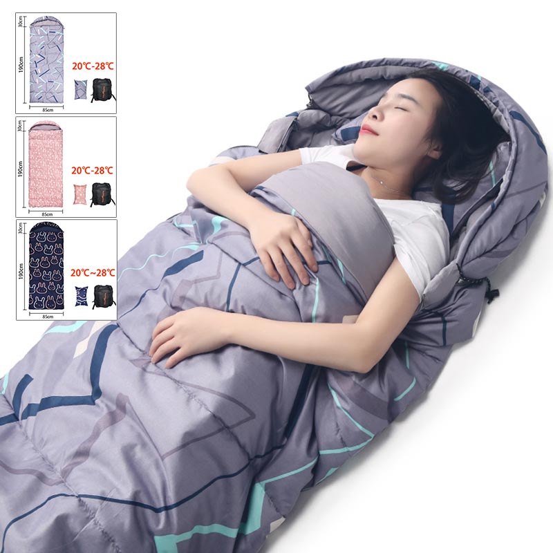キャンプ アウトドア 収納袋付き 防災用品 2人用 オールシーズン シーツ キャンプ用品 左 子供 ねぶくろ 封筒型 クッシ