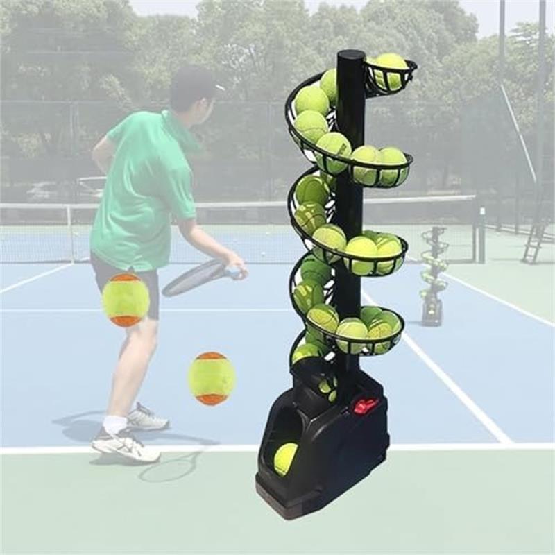 テニスボールマシン、庭球読み合わせる物の具、合わせる能力のあるなテニスボールトッサー、自動小銃回転させる、サービングの出現率と甚だしいを合わせる能力のある、約30個の