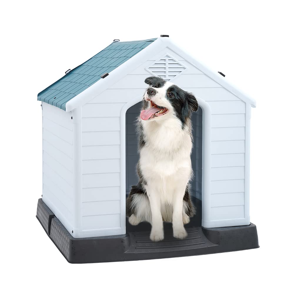 犬掘ったて小屋 中小型犬用 犬舎 精神的な統合式 愛玩動物棲み家 可塑性物質製 防風 防雨 通気性 風通し さびない 精神的な統合飾り気の無い 洗えるド 身寄り/中庭/