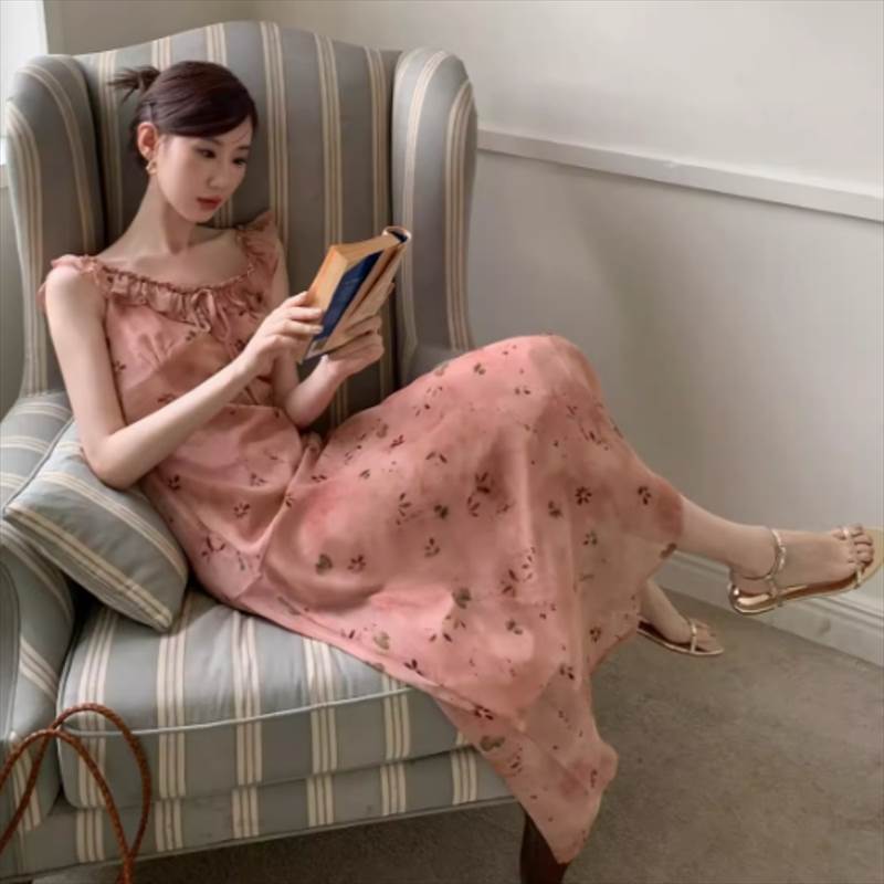 ワンピース ロングワンピース キャミソールワンピース ロング丈 かわいい 大人可愛い きれいめ シンプル 上品 おしゃれ かっこい｜エイトフィート店