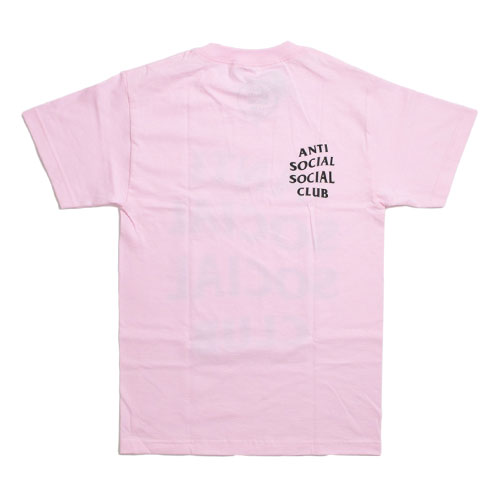 ANTI SOCIAL SOCIAL CLUB Shatto Pink Tee ロゴ ピンク T-Shirt Tシャツ